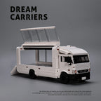 Bloques de construcción de camiones con remolque cerrado serie Dream Carrier F3, 830 Uds., PB8837