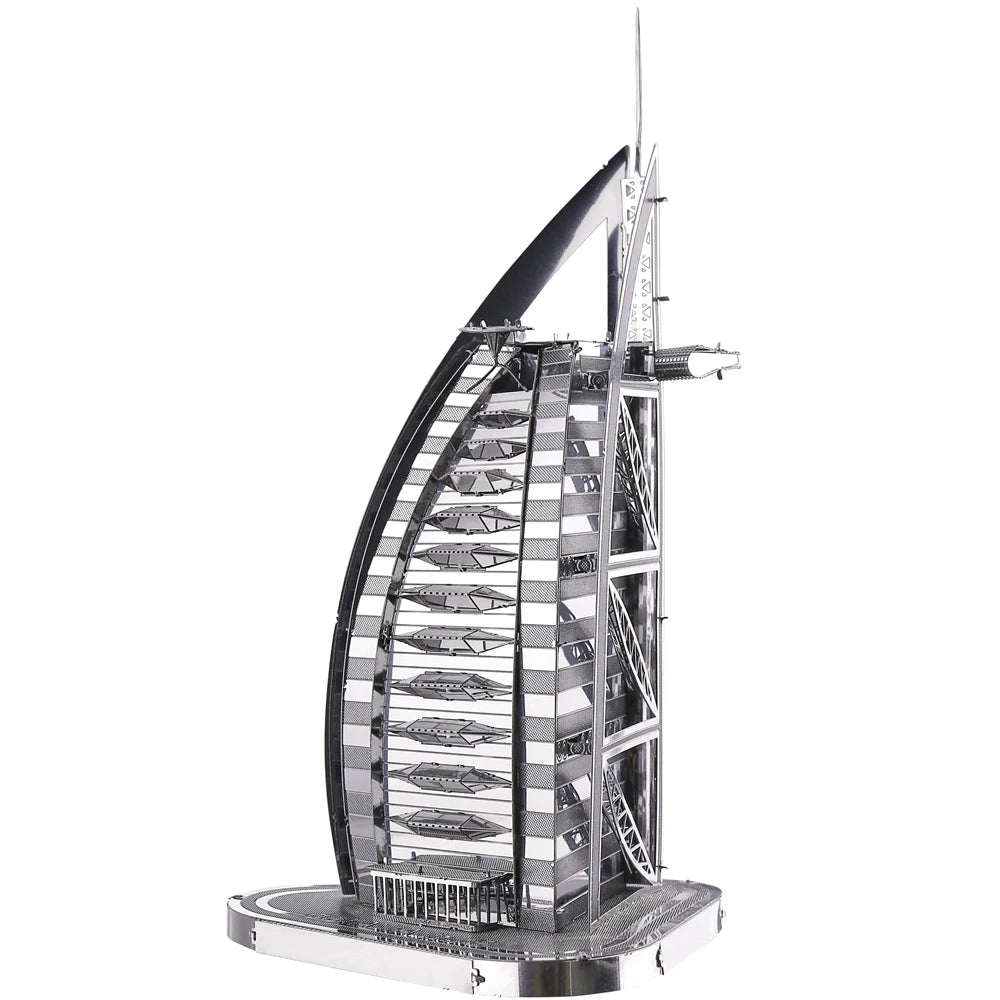 Piececool-rompecabezas de Metal 3D, conjunto de modelos de construcción, Kit de montaje DIY para rompecabezas, arquitectura famosa