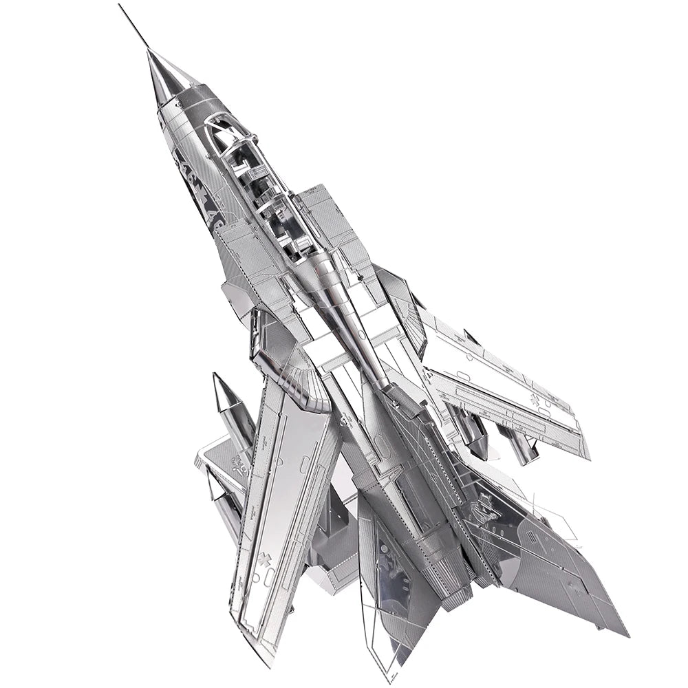 Piececool-rompecabezas de Metal 3D para adultos, chorros de combate Tornado, juguete artesanal, rompecabezas, Kits de modelos