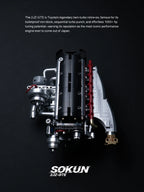 2JZ-GTE bloques de construcción de motor PB8814 técnico SOKUN 2JZ-GTE motor JDM