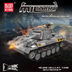 Mould King-tanque militar M18 Hellcat 20032, bloques de construcción, Control remoto, montaje de modelo