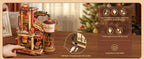 Robotime Rokr Caja de música de madera Fábrica de regalos de sueños de Navidad Rompecabezas de madera 3D Kits de modelos de madera Construye los mejores regalos para niños y adultos