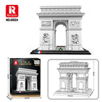 3381 Uds. Modelo de arco de triunfo, bloques de construcción, punto de París