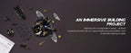 Robotime Rokr-rompecabezas 3D de Metal Stag Beetle, juegos de estilo Punk, regalo de cumpleaños, diseño mecánico de fácil montaje, Juguetes DIY, MI03