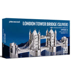 Piececool-rompecabezas de Metal 3D para adultos, rompecabezas de puente de La Torre de Londres, Kits de construcción de modelos