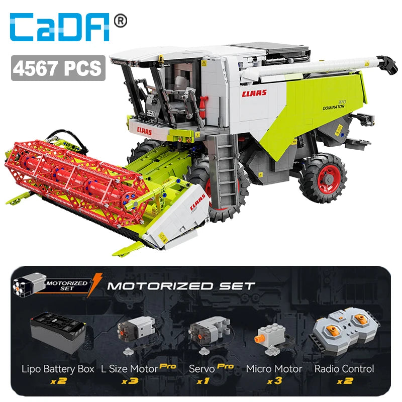 Cada 4567 Uds. 1: 17 CLAAS RC cosechadora bloque de construcción MOC