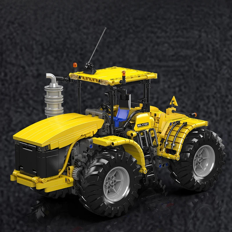 Mould King 17081/17082 juguetes técnicos para coche, Tractor articulado RC Challenger