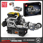 Mould King 10207 juguetes de coche técnico el supercoche PAG V12 conjunto de bloques