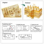 Piececool-rompecabezas de Metal 3D, conjunto de modelos de construcción, Kit de montaje DIY para rompecabezas, arquitectura famosa