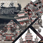 Piececool-rompecabezas 3D Sky Royal Palace, Kits de construcción de modelos de Metal