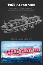 JIESTAR JJ9217 Bloques de Construcción de Modelo de Buque Portacontenedores