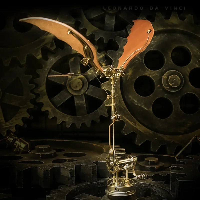 Rompecabezas 3D de ala de dragón, Kit de Metal, Kits de construcción de modelos Diy, montaje DIY, rompecabezas mecánicos Steampunk