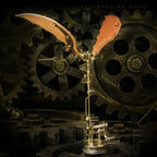 Rompecabezas 3D de ala de dragón, Kit de Metal, Kits de construcción de modelos Diy, montaje DIY, rompecabezas mecánicos Steampunk