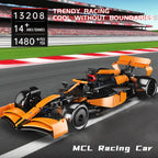 Mould King 13208 juguetes de coches técnicos, conjunto de bloques de construcción de automóviles de carreras MCL, modelo de coche Fomular