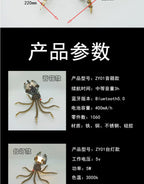 Wasp Mchanical Spider Octopus-rompecabezas 3D, Kit de modelo de Metal con herramientas de montaje