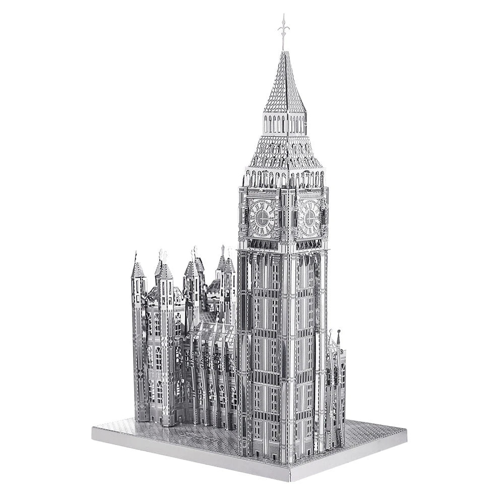 Piececool-rompecabezas de Metal 3D, conjunto de modelos de construcción, Kit de montaje DIY para rompecabezas, arquitectura famosa