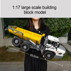 3067 Uds CADA City Control remoto camión volquete articulado bloques de construcción de automóviles RC vehículo de ingeniería