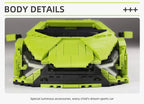 Mould King-bloques de construcción de coches técnicos para niños, juguete de ladrillos para armar coche de carreras deportivo Sian