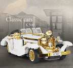 Mould King 10003, bloques de construcción de automóviles técnicos, conjunto de modelos de coches Vintage K500, juguetes de coche antiguo