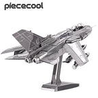 Piececool-rompecabezas de Metal 3D para adultos, chorros de combate Tornado, juguete artesanal, rompecabezas, Kits de modelos