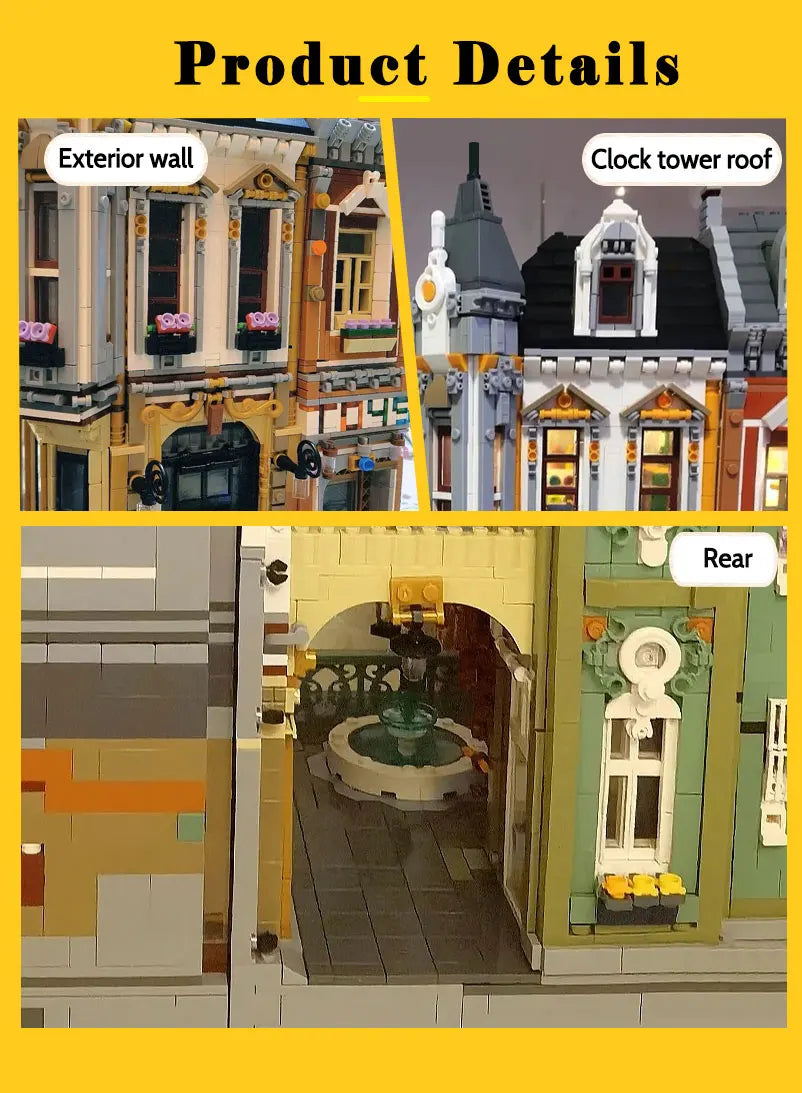 89112 Jiestar Creative Expert Moc Toys Store Afol Square City Street View