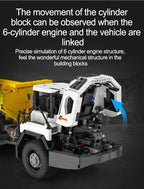 3067 Uds CADA City Control remoto camión volquete articulado bloques de construcción de automóviles RC vehículo de ingeniería