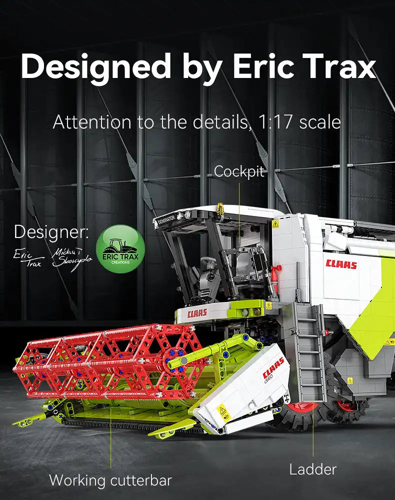 Cada 4567 Uds. 1: 17 CLAAS RC cosechadora bloque de construcción MOC