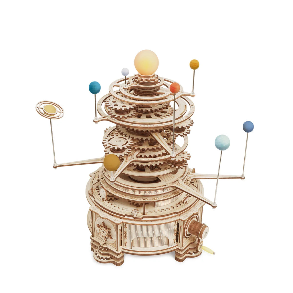 Robotime-construcción de un modelo de madera para niños y adultos, Rokr 316, piezas, giratorio, mecánico, orrity, bricolaje, bloques de construcción, Kits, juguete, regalo, ST001