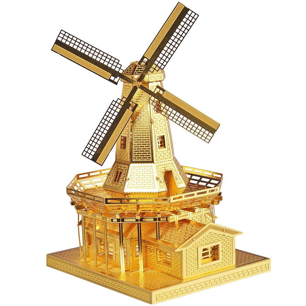 Piececool-rompecabezas de Metal 3D, conjunto de modelos de construcción, Kit de montaje DIY para rompecabezas, arquitectura famosa