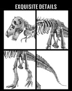 Piececool - Rompecabezas Metálicos 3D, Modelo de Esqueleto de T-Rex