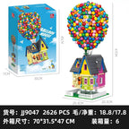 JIESTAR JJ9047 modelo de casa de globos adornos de escritorio Modular City Street View