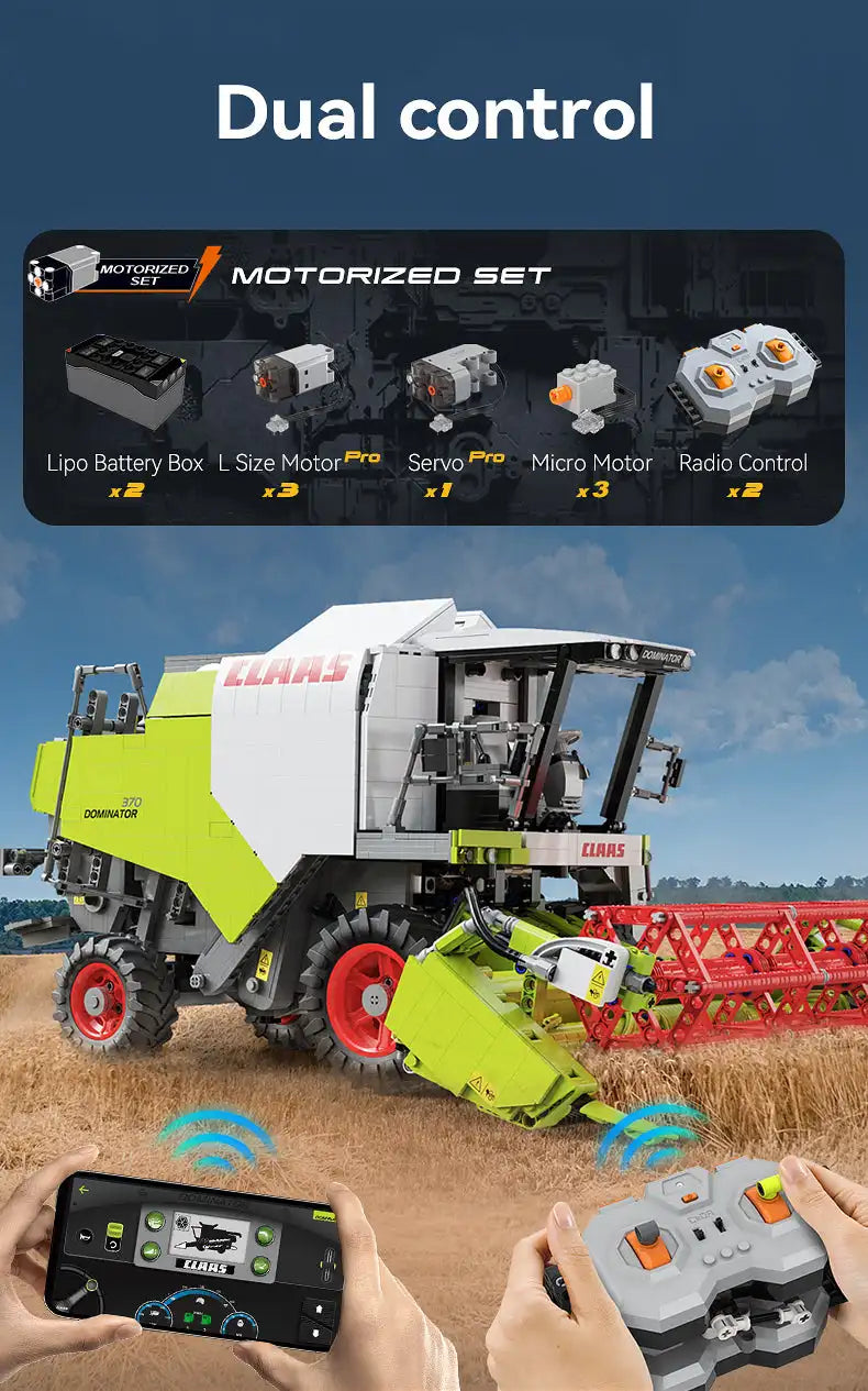 Cada 4567 Uds. 1: 17 CLAAS RC cosechadora bloque de construcción MOC