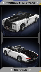 Mould King-bloques de construcción de coche técnico, MOC Wraith Oldtime