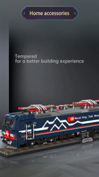 Mould King 12045 Tren técnico de juguete, tren motorizado Vectron MS, bloque de construcción, locomotora RC