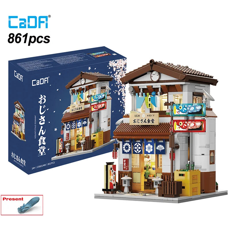 Cada LED ciudad estilo japonés casa