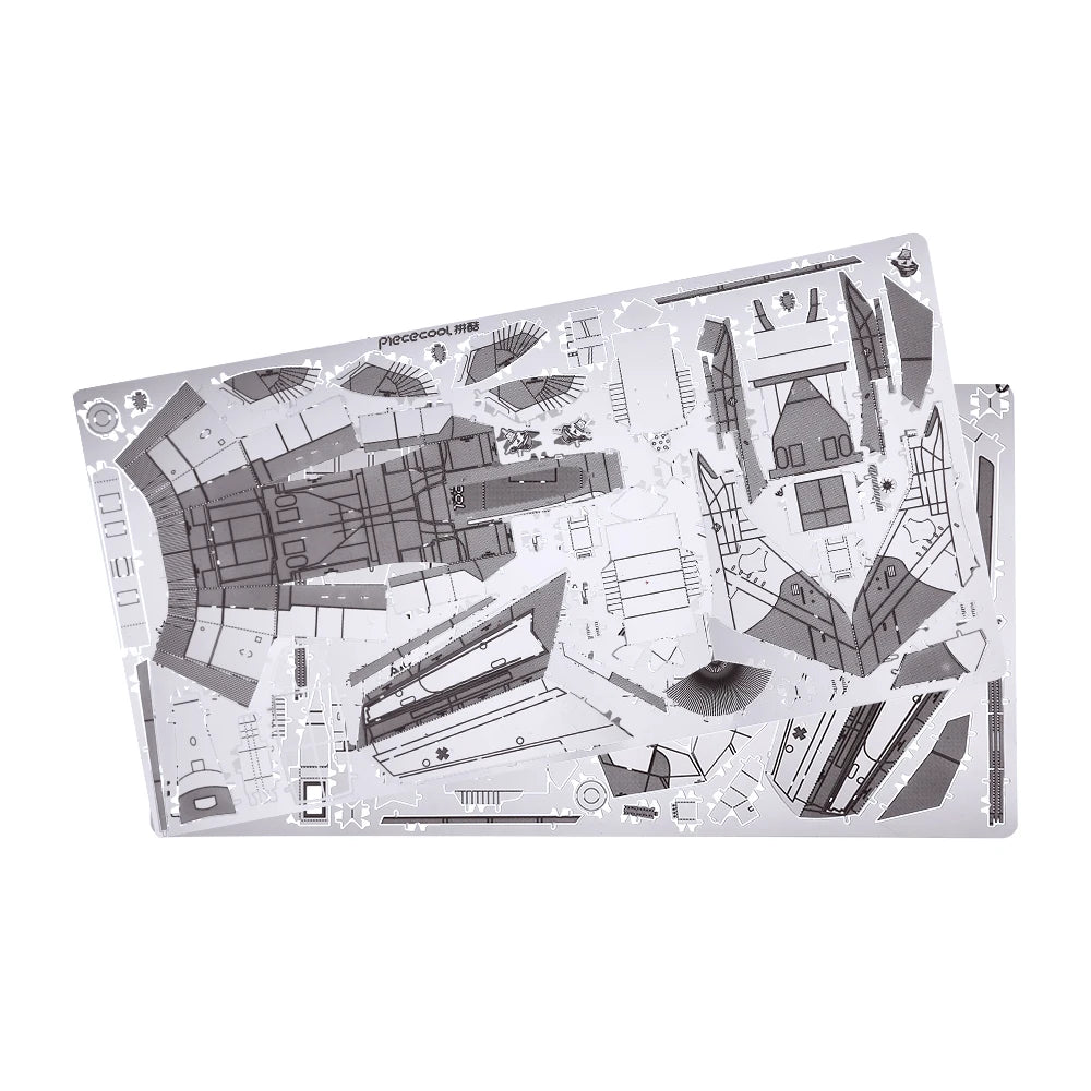 Piececool-rompecabezas de Metal 3D para adultos, chorros de combate Tornado, juguete artesanal, rompecabezas, Kits de modelos