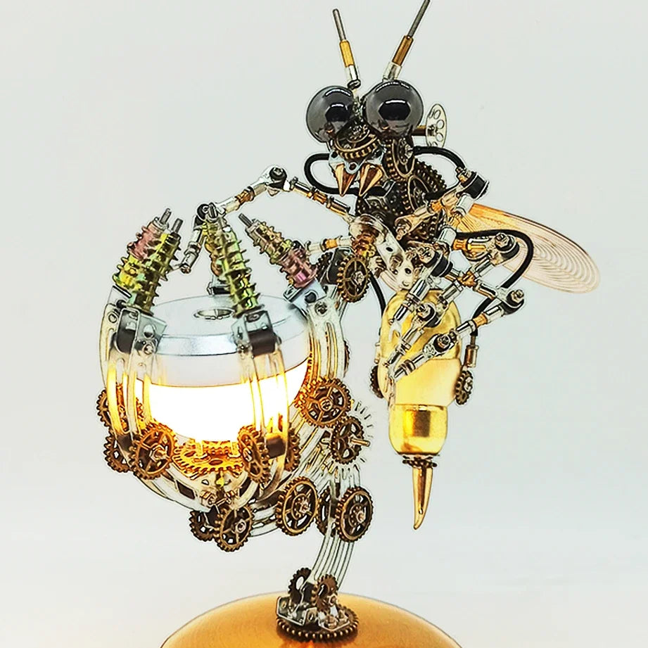 Wasp Mchanical Spider Octopus-rompecabezas 3D, Kit de modelo de Metal con herramientas de montaje