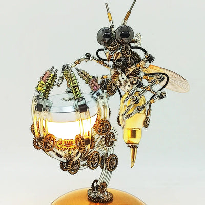 Wasp Mchanical Spider Octopus-rompecabezas 3D, Kit de modelo de Metal con herramientas de montaje