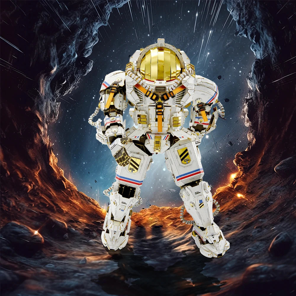 Piececool Kit de modelo de metal 3D Taikonaut Mecha Puzzles