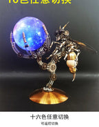 Wasp Mchanical Spider Octopus-rompecabezas 3D, Kit de modelo de Metal con herramientas de montaje