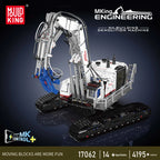 Mould King 17062 camión técnico de juguete, máquina de demolición de construcción RC, montaje de bloques de construcción, coche de ladrillo
