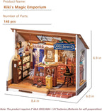 Robotime Rolife DIY casa de muñecas Kiki's Magic Emporium adorno decorativo niños miniatura fantasía casa de muñecas mágica Kit de madera de juguete