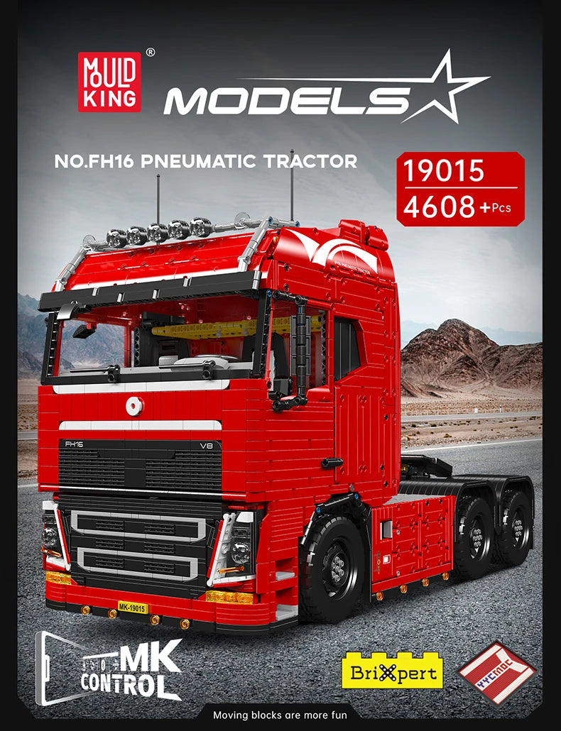 Mould King 19015 19015T bloques de construcción de automóviles técnicos Control remoto