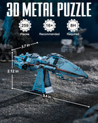 Piececool-rompecabezas de Metal 3D