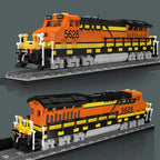 Mould King 12041 Tren técnico de juguete, conjunto de bloques de construcción de locomotora del norte RC