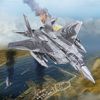 Piececool-rompecabezas de Metal 3D  Kits de modelos de ensamblaje de combate de F-15