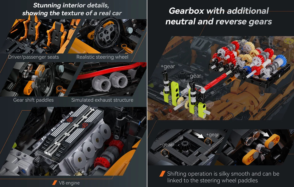 Cada-bloques de construcción de Super coche de carreras