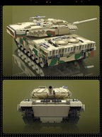 MOLD KING 20020 Alemania Leopard 2 tanque de batalla principal bloques de construcción técnicos