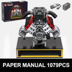 JIESTAR 33002 MOC, Decoración de escritorio personalizada, modelo de motor de superdeportivo V10, bloques de construcción