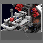 Mould King 10225, juguetes de motor técnico, conjunto de bloques de construcción de motor motorizado V8